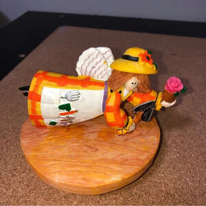 3/$15 Scott’s Garden Angel Jar Candle Topper In Box  New